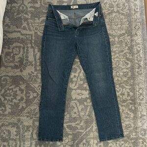 Madewell high rise slim boy Jean size 28
